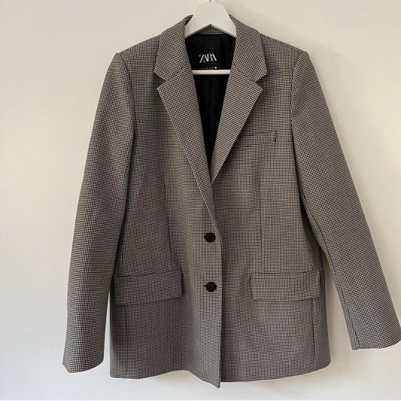 Zara Checkered Blazer - Picture 5 of 7